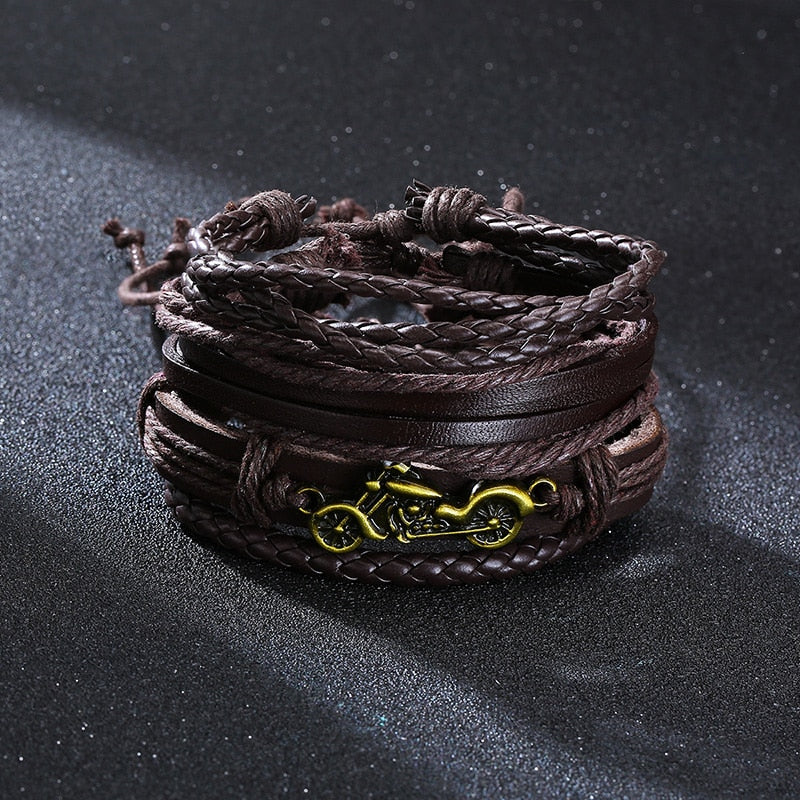 Armband Set, bestehend aus 4 verschiedenen Designs.