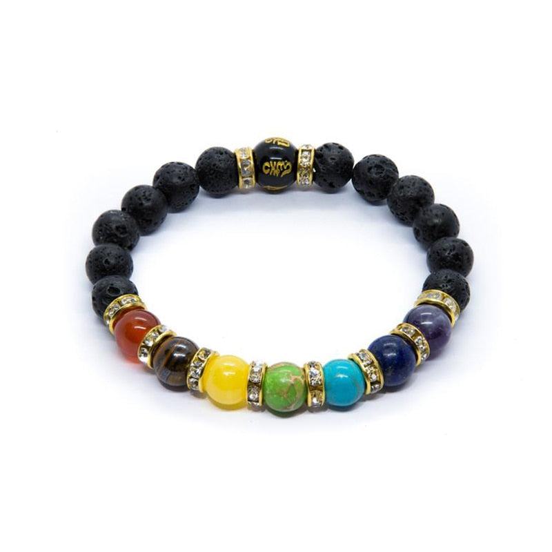 7 Chakra Armband für Damen und Herren in verschiedenen Varianten