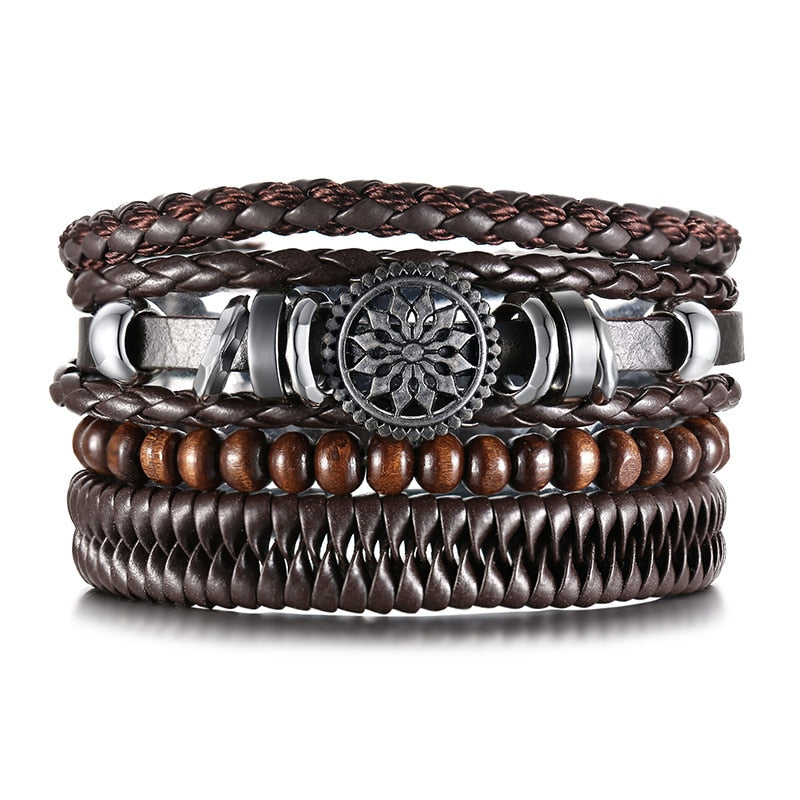 Armband Set, bestehend aus 4 verschiedenen Designs.