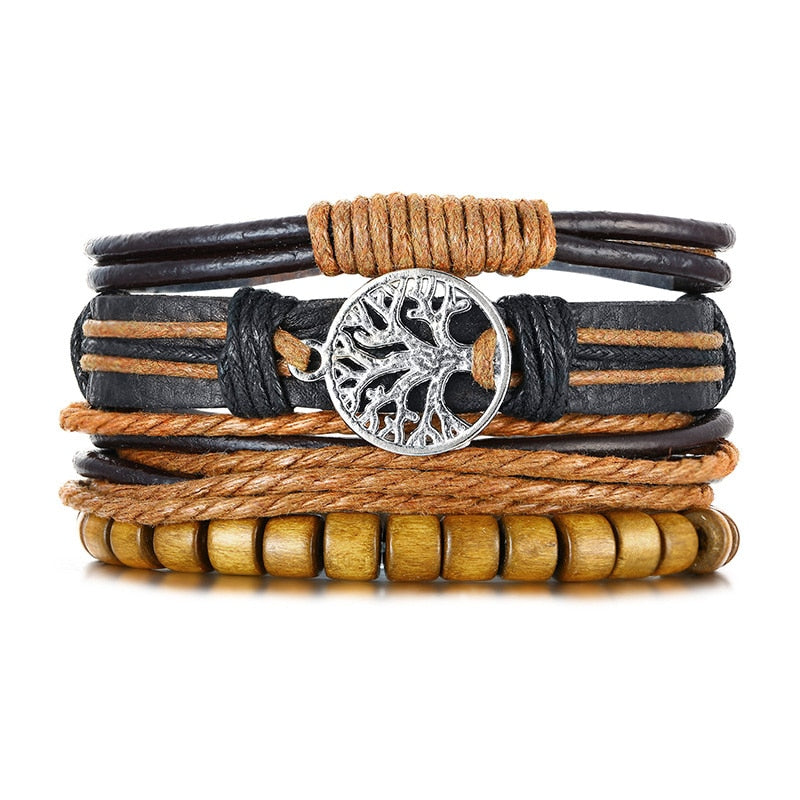 Armband Set, bestehend aus 4 verschiedenen Designs.