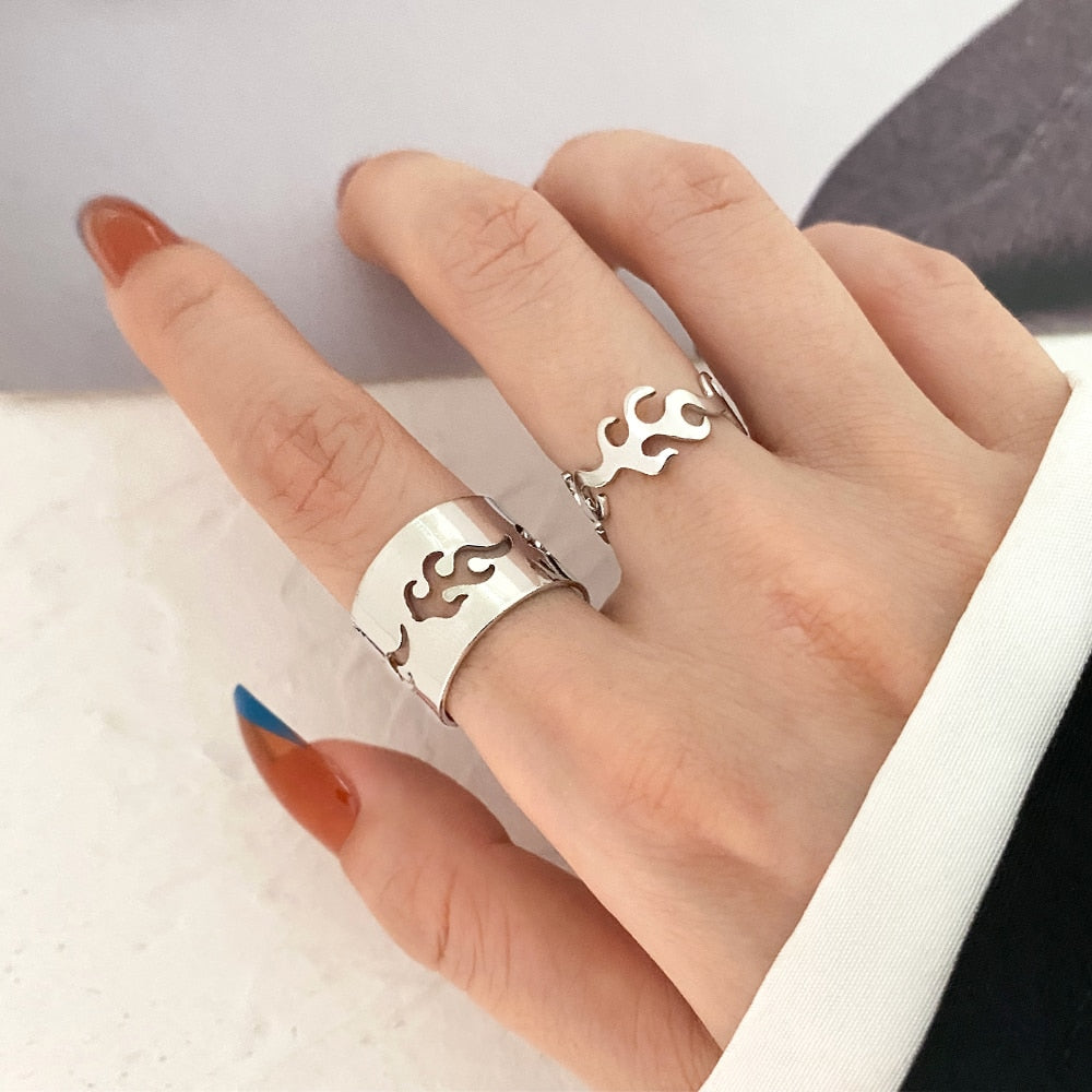 Ringe für Frauen im schicken Bohemian Style im Set