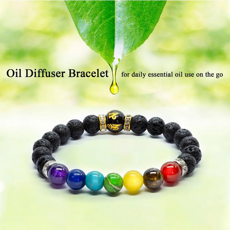 7 Chakra Armband für Damen und Herren in verschiedenen Varianten