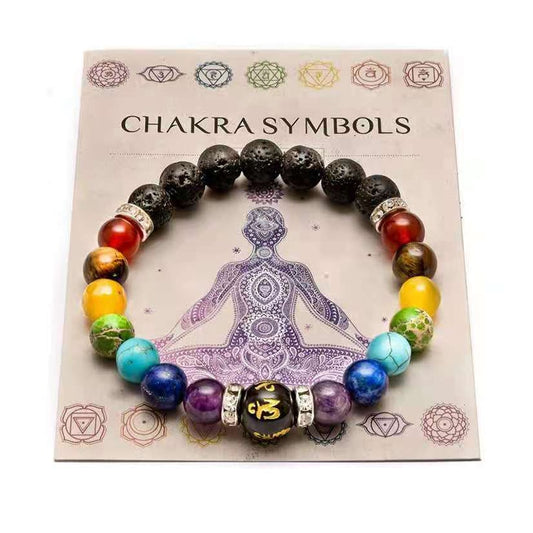 7 Chakra Armband für Damen und Herren in verschiedenen Varianten