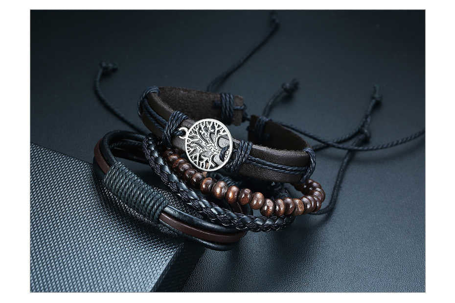 Armband Set, bestehend aus 4 verschiedenen Designs.